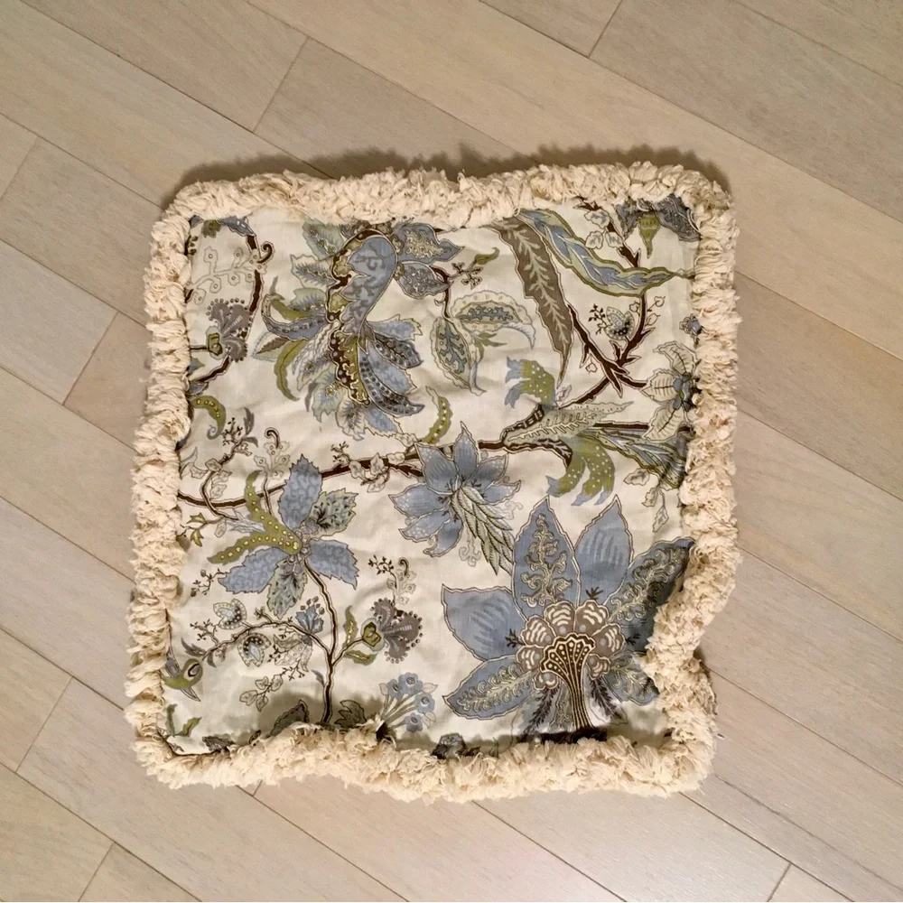 Pottery Barn linen blend decorative pillow sham